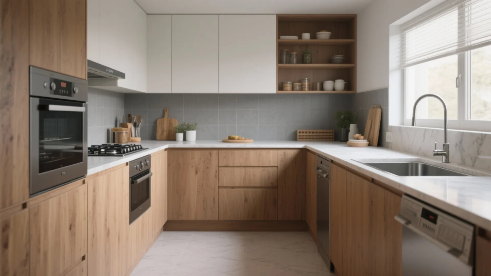 1. Zone it like a pro: cooking, prep, and cleanup