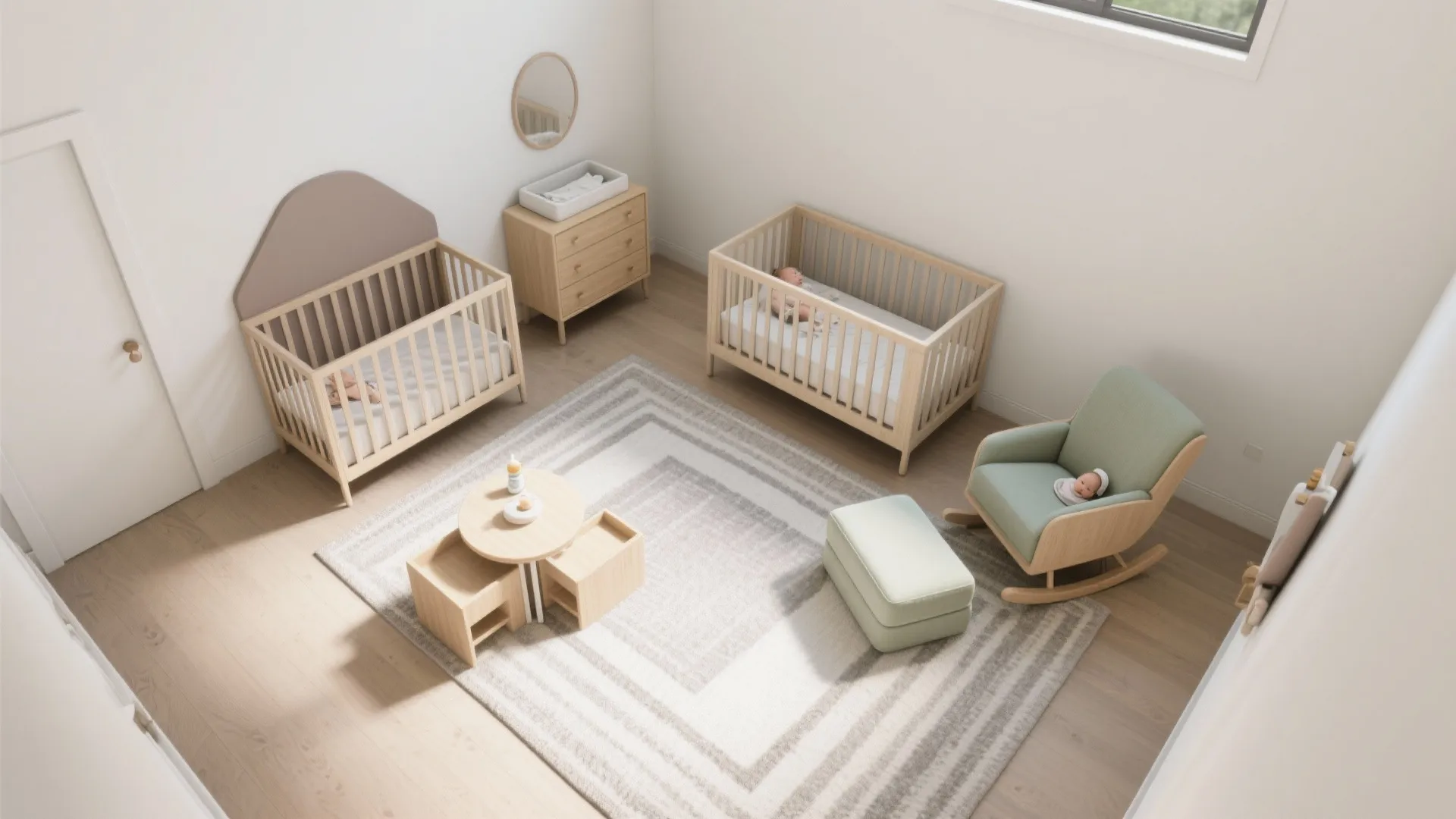 Micro-zones and flexible floor space