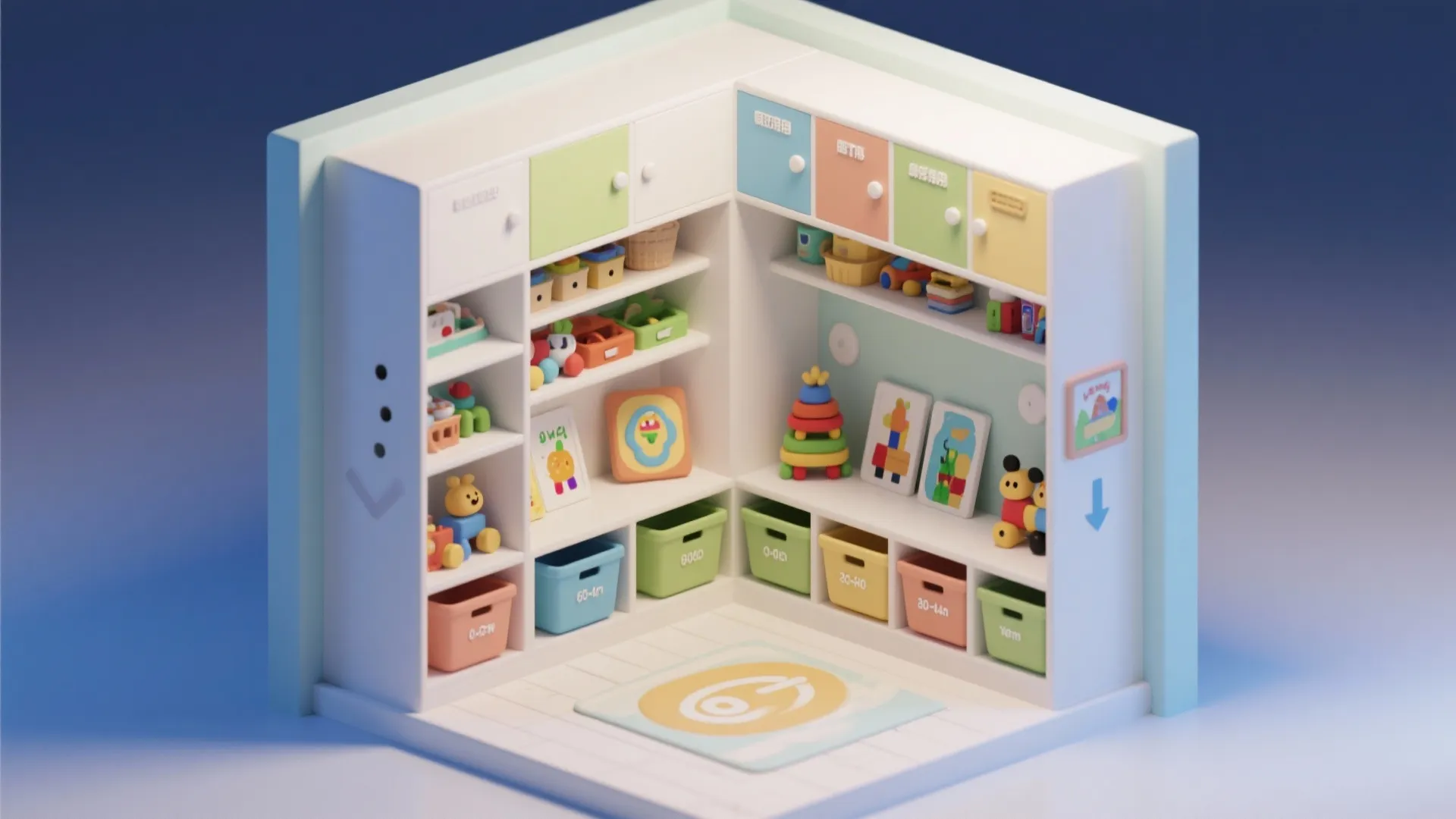 Vertical Zones with a Storage Wall