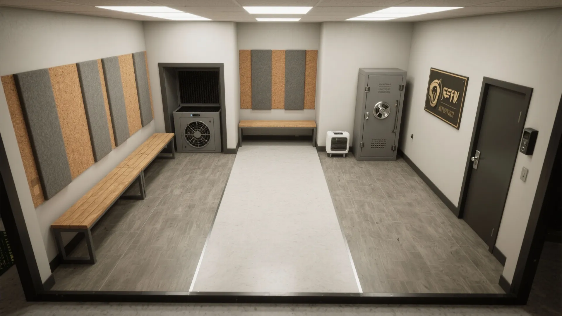 Acoustic, Odor, and Safety Zones in One Room