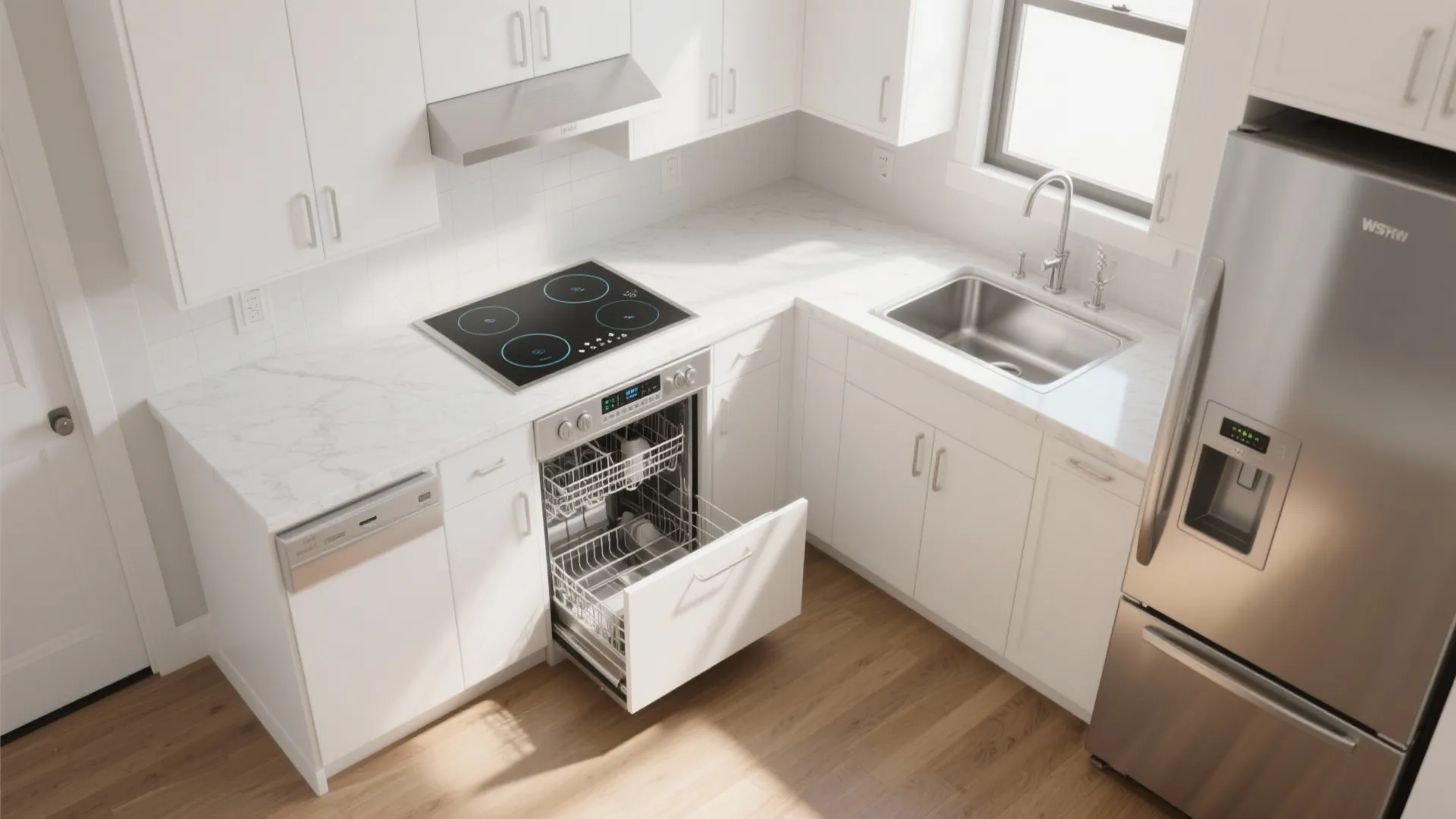 Compact Work Zones and Right-Sized Appliances