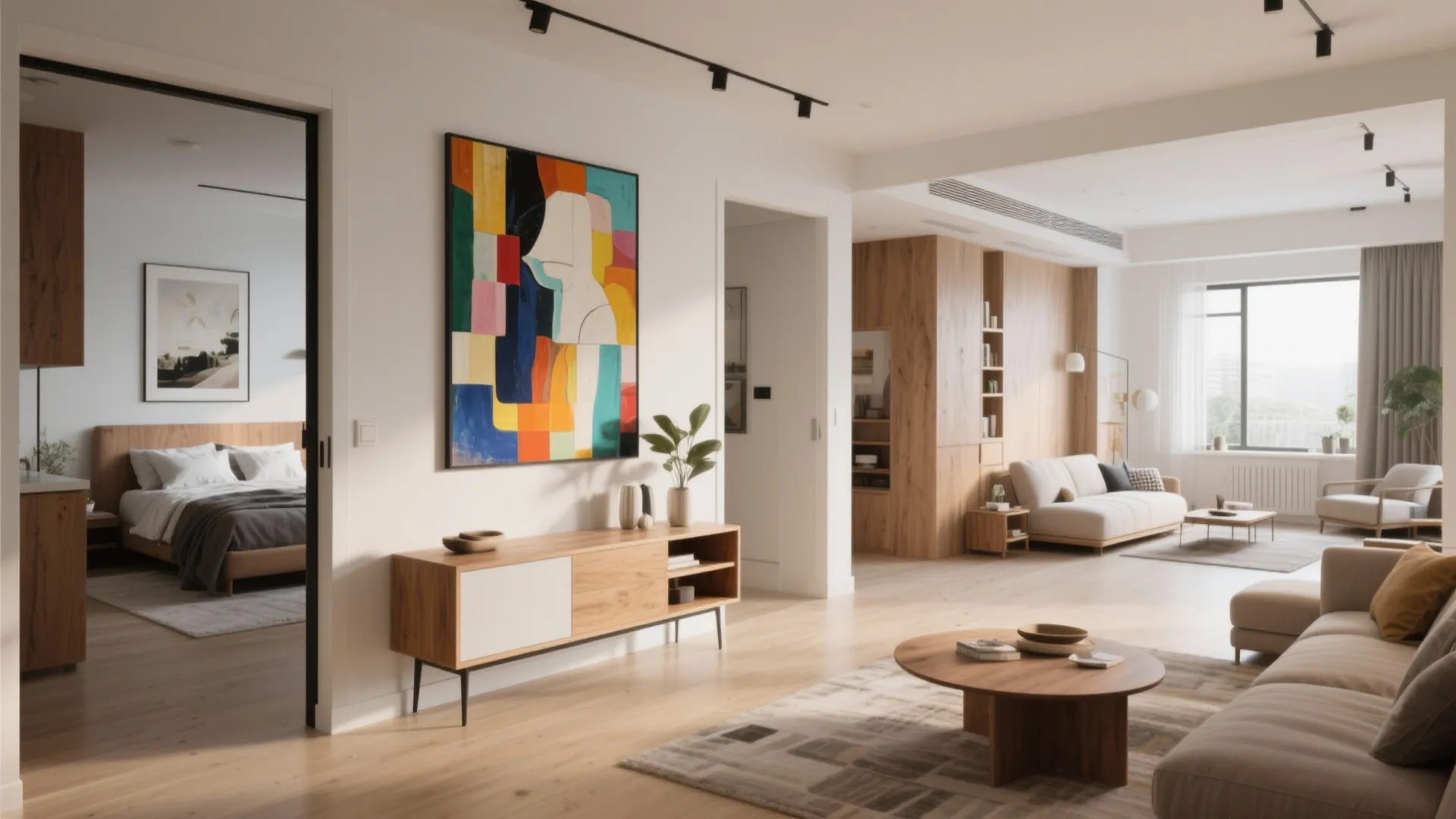 3. Paintings to define functional zones