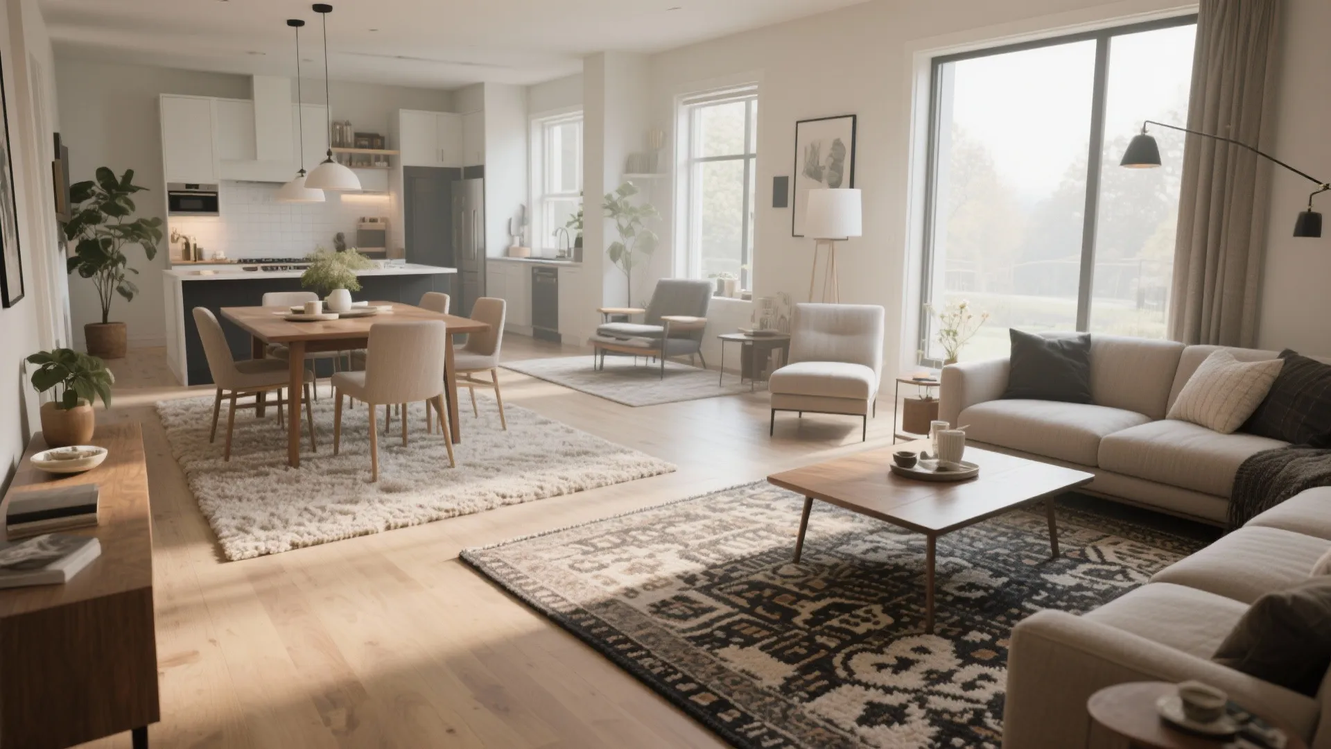 Tip 1: Define Zones with Rugs