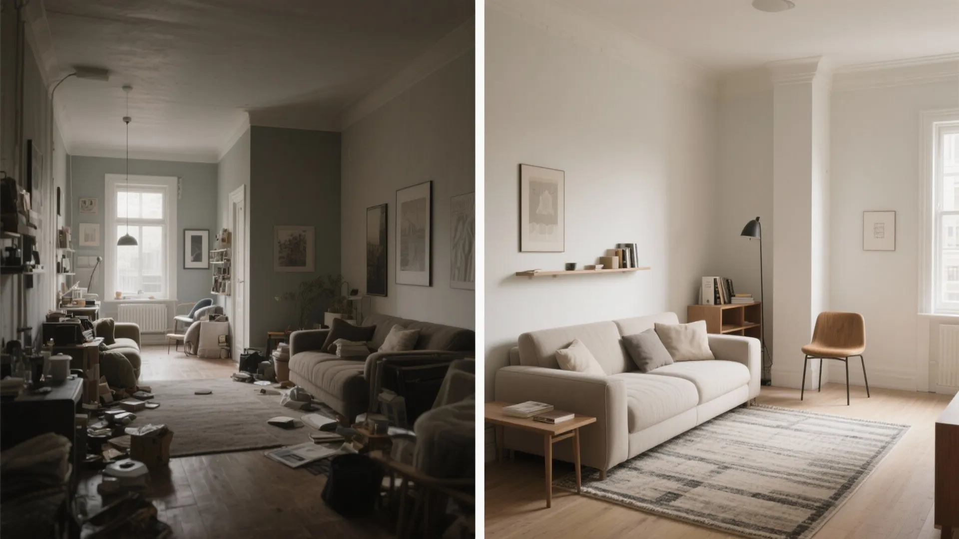 4. Define zones with rugs and smart layouts