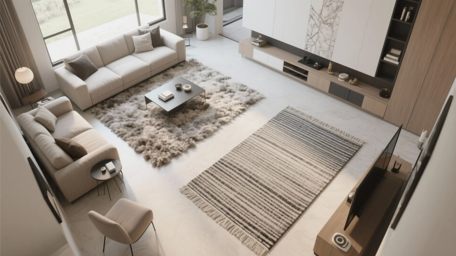 2. Zoning With Area Rugs
