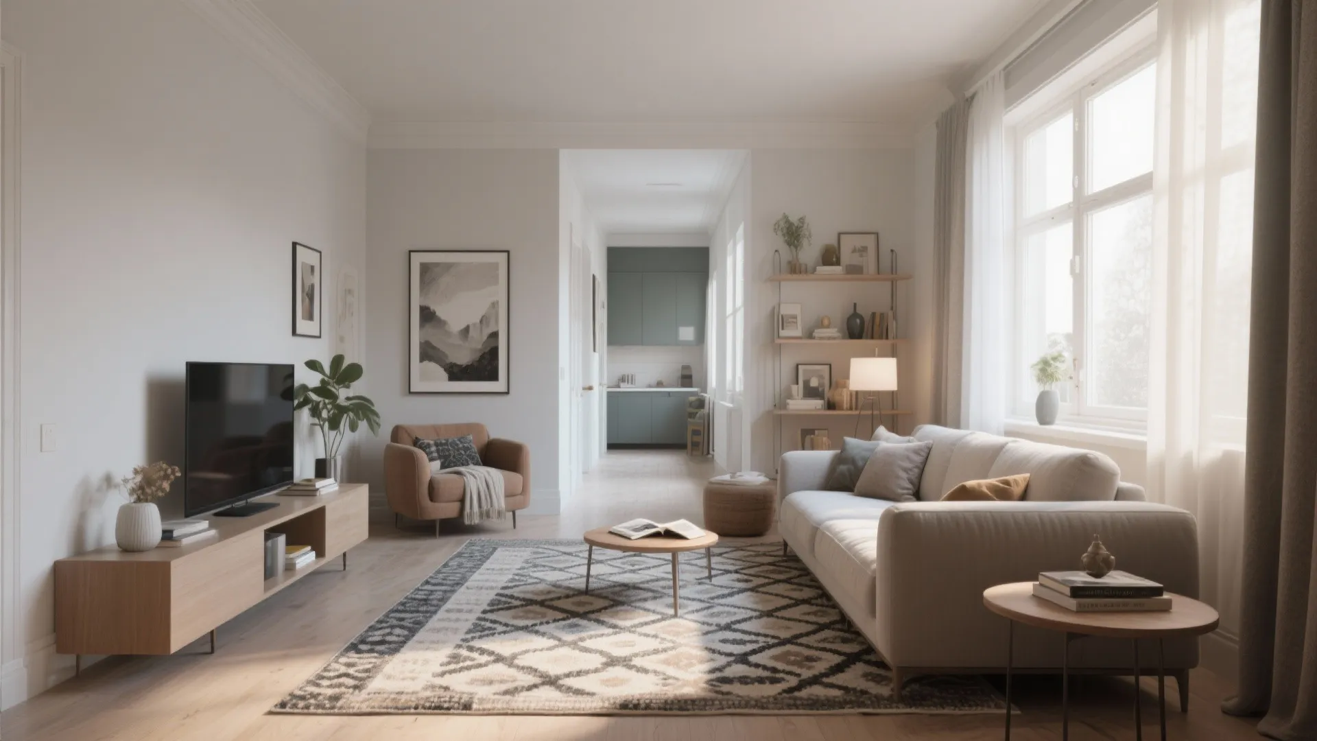 3. Zoning With Area Rugs