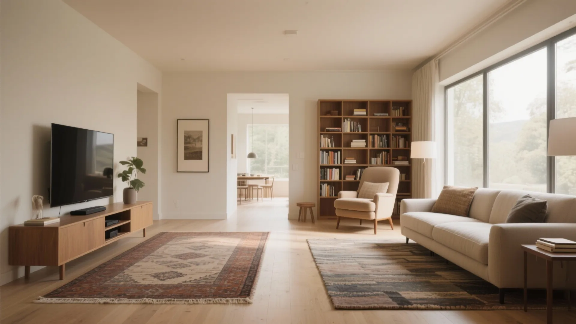 1. Zoning with Area Rugs