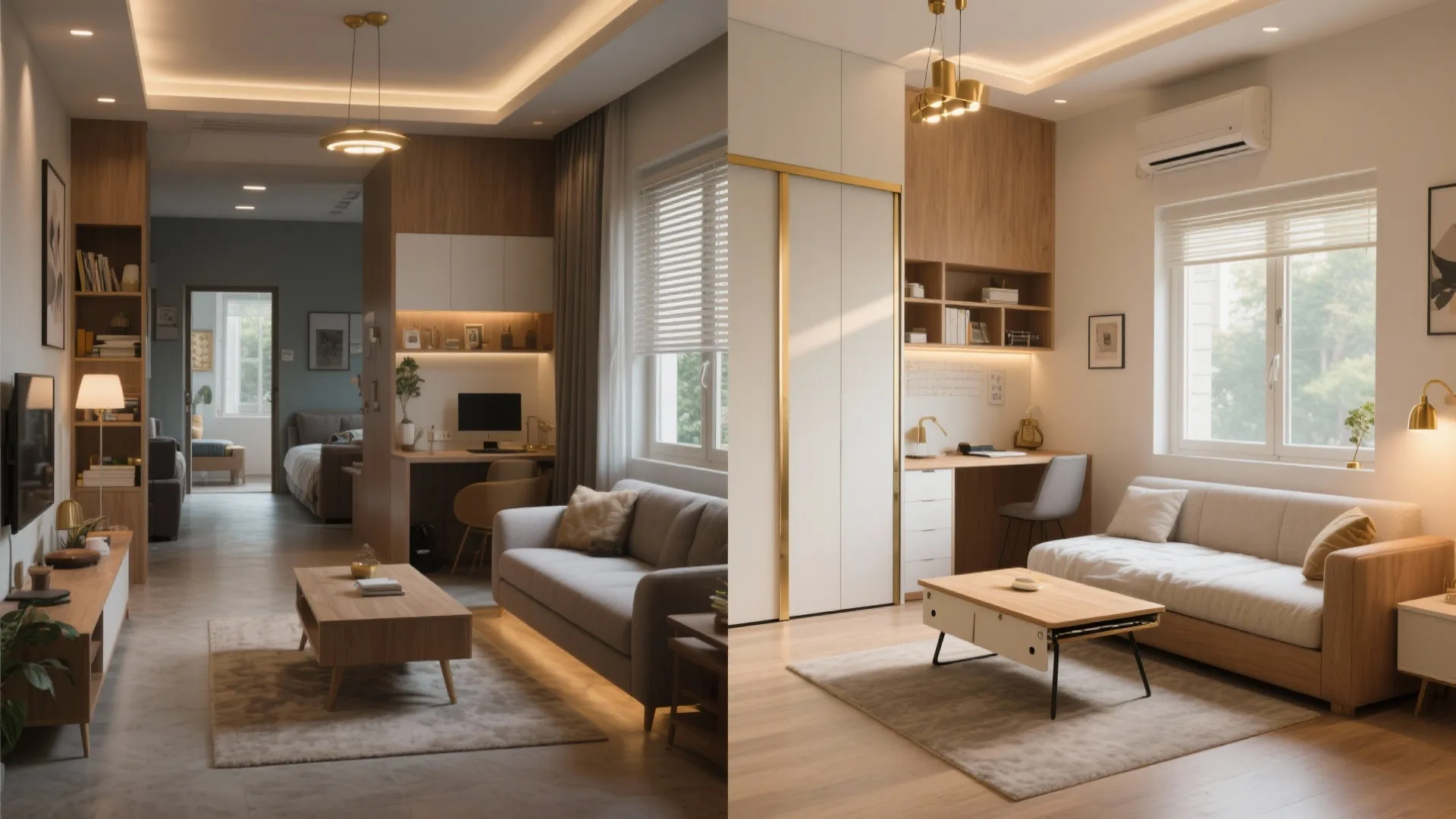 Smart Zoning & Multi-Functional Furniture