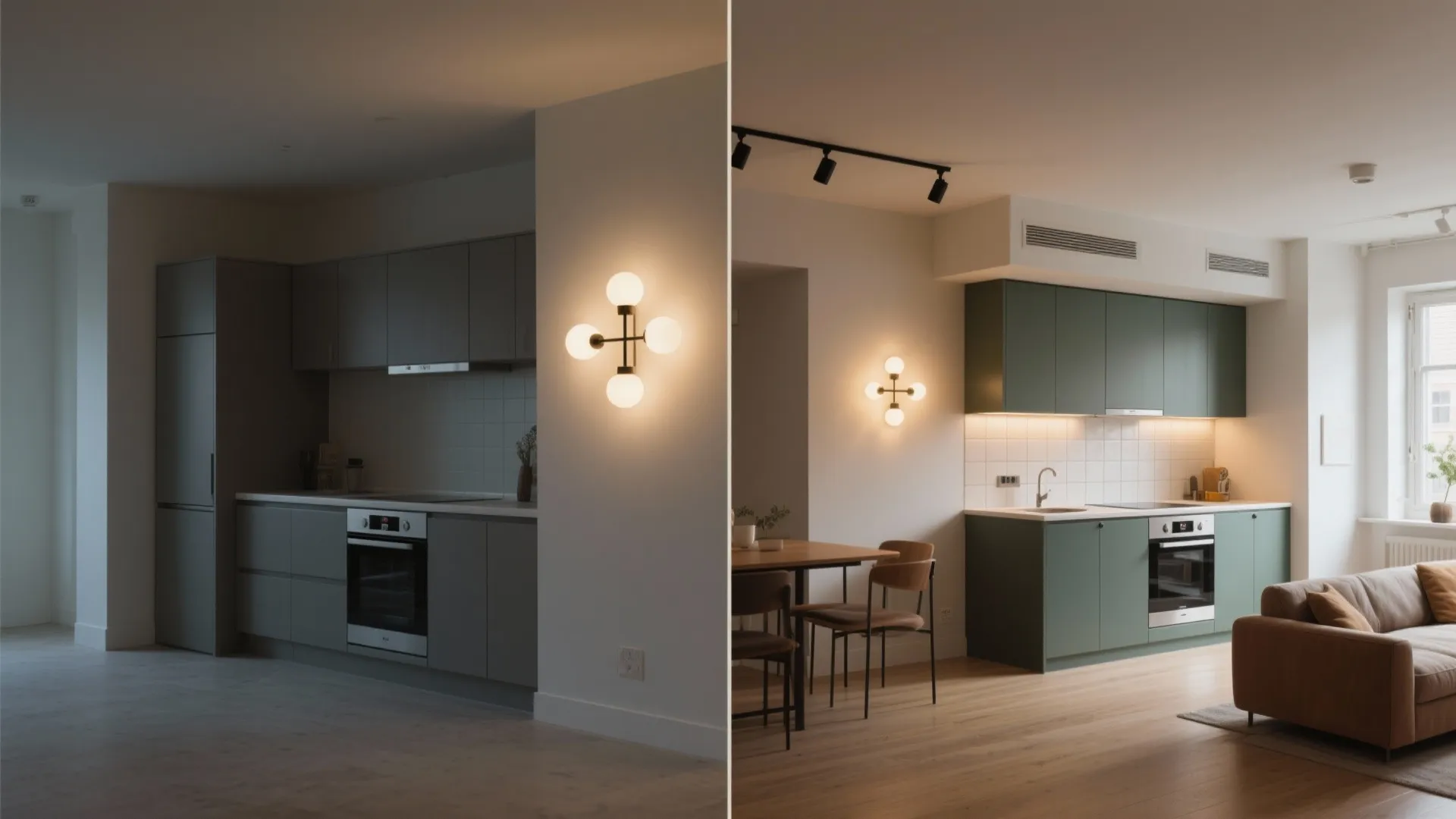 Zoning in open-plan studios