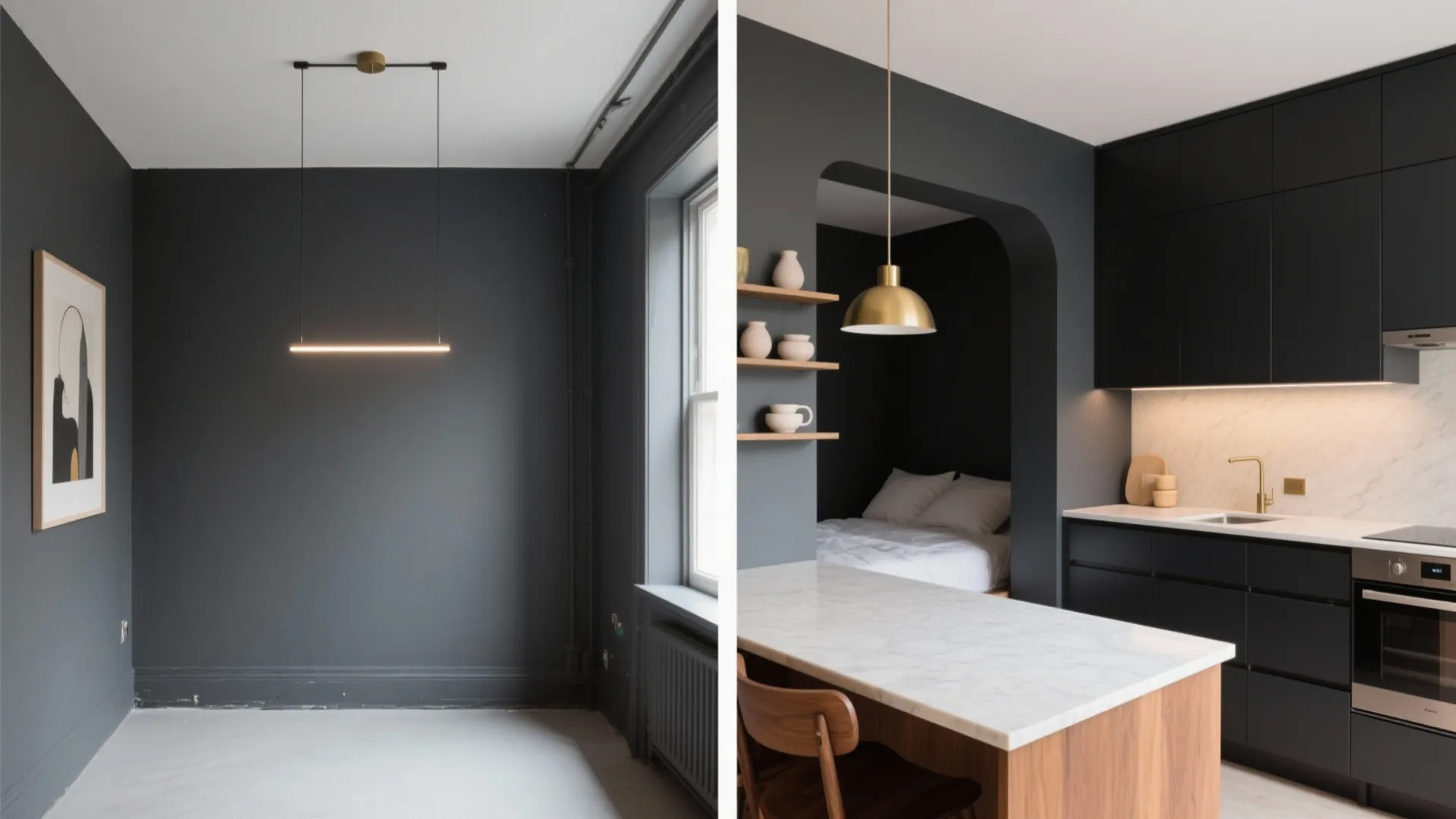 Zoning with Deep Tones: Smart Layouts, Smarter Contrasts