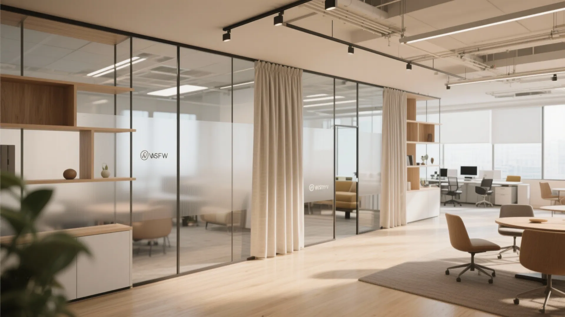 1. Zoning with Lightweight Dividers