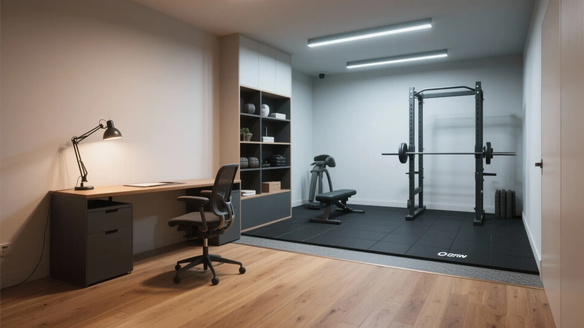 4. Zoning with Flooring and Lighting