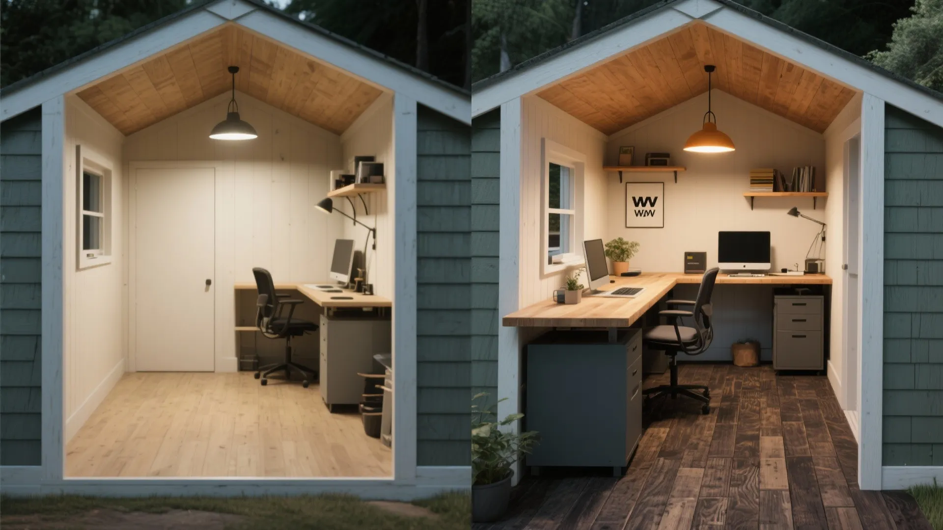 4. Zoning with Flooring and Lighting