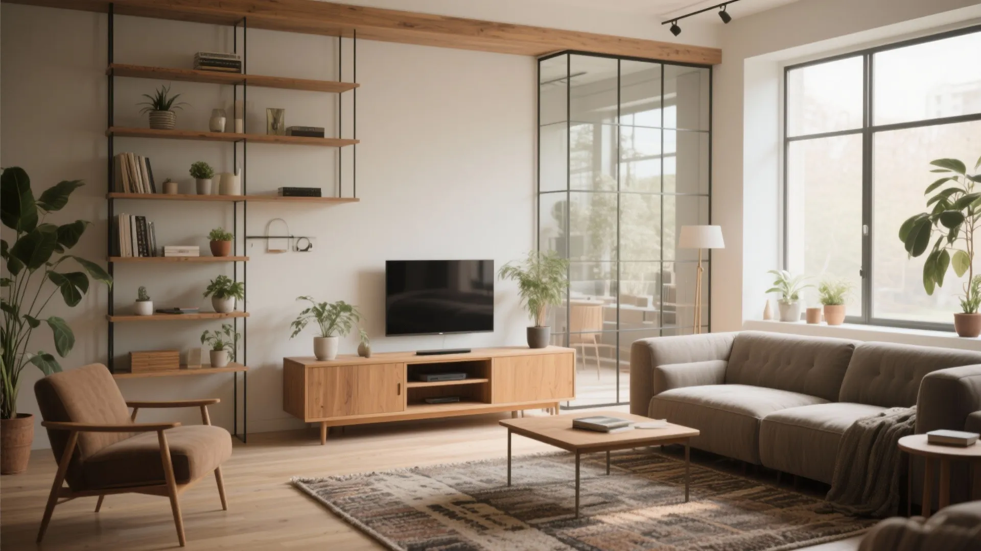 1. Zoning with furniture instead of walls