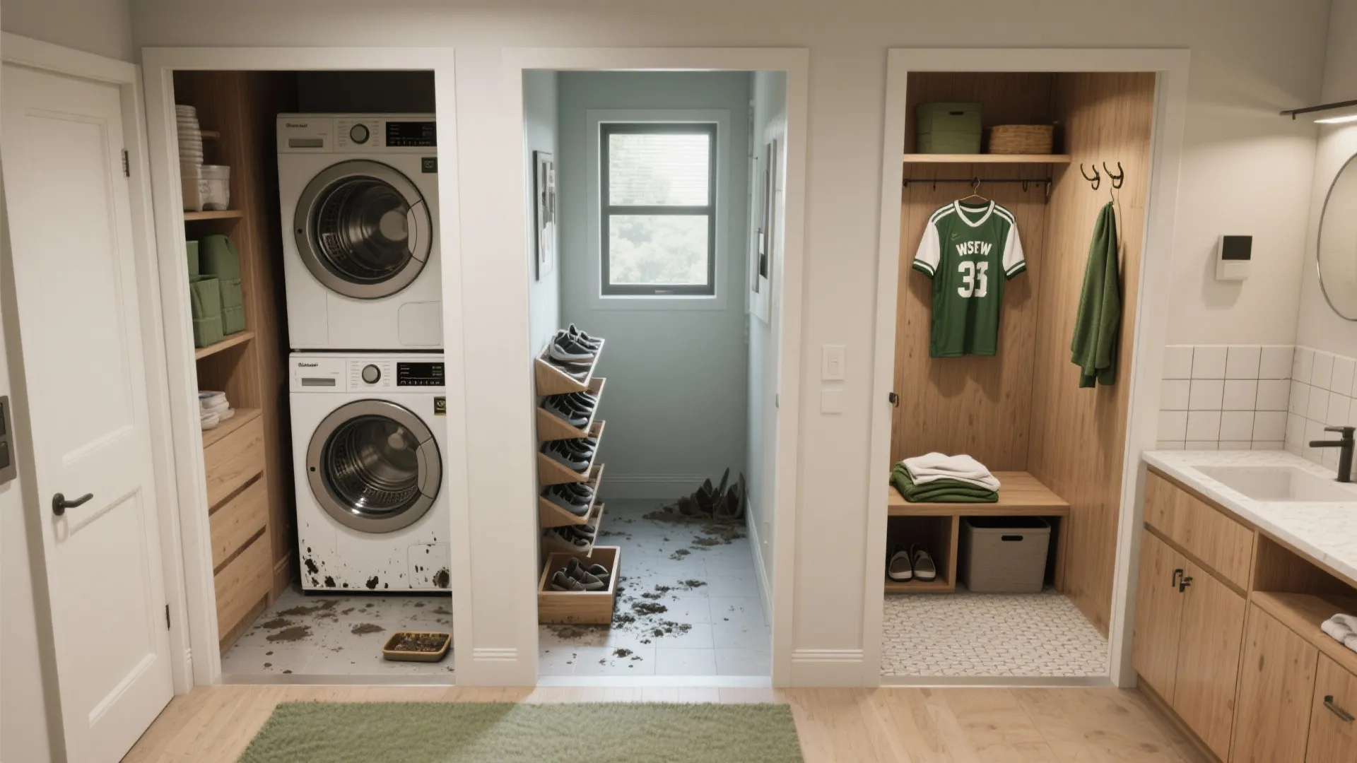 1. Zoning: Wet, Dirty, and Clean