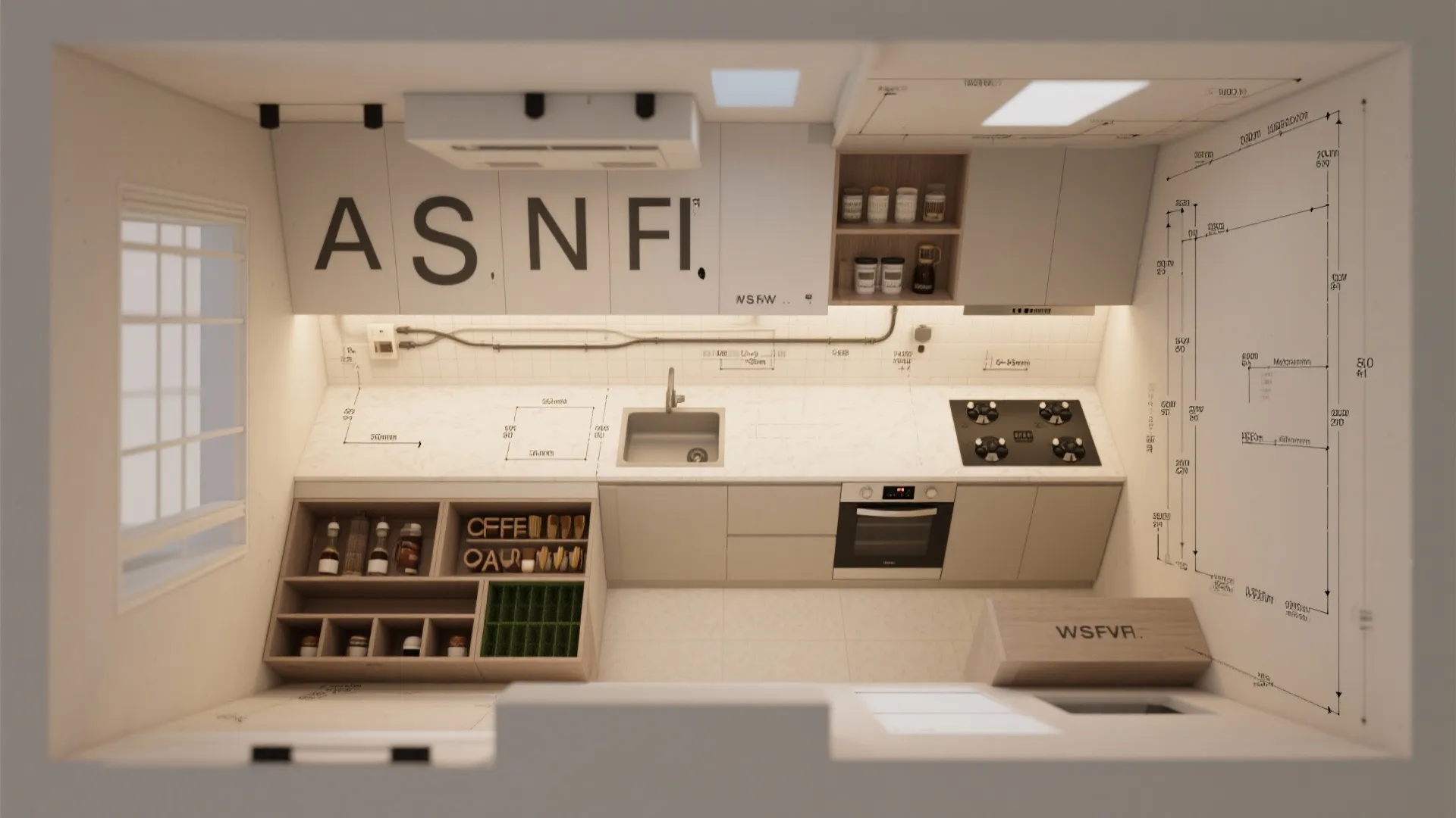 Wayfinding Letters as Functional Zones