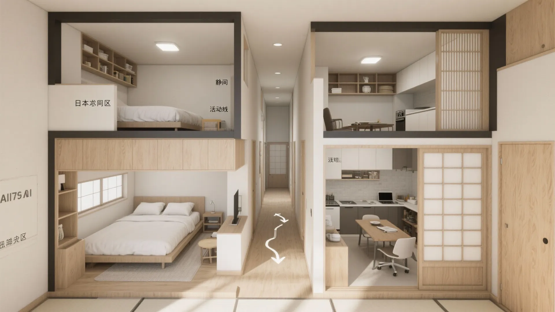 Tips 2: 東京小户型にも通じる“ゾーニング”と動線规划