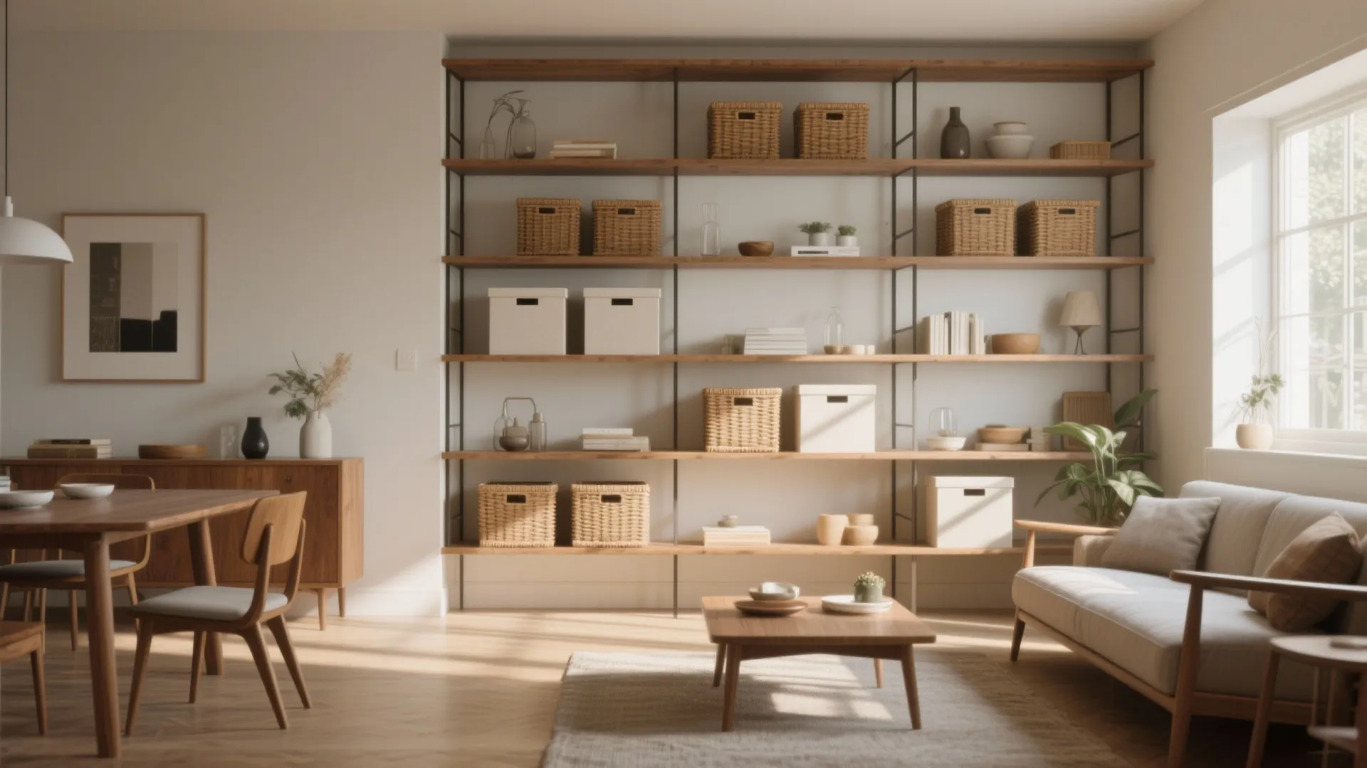 1. Zoning with low partitions