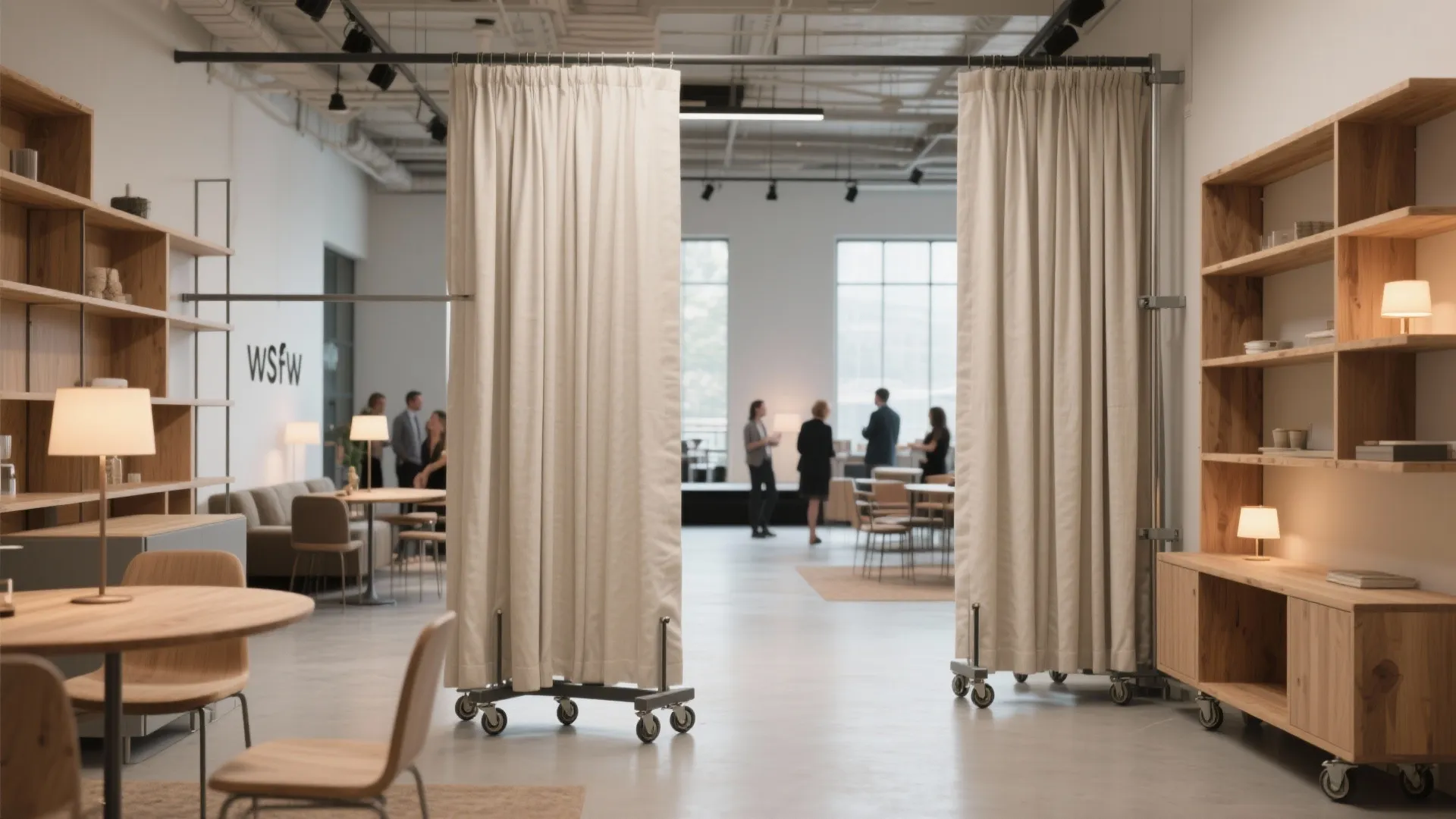 1. Zoning with lightweight partitions