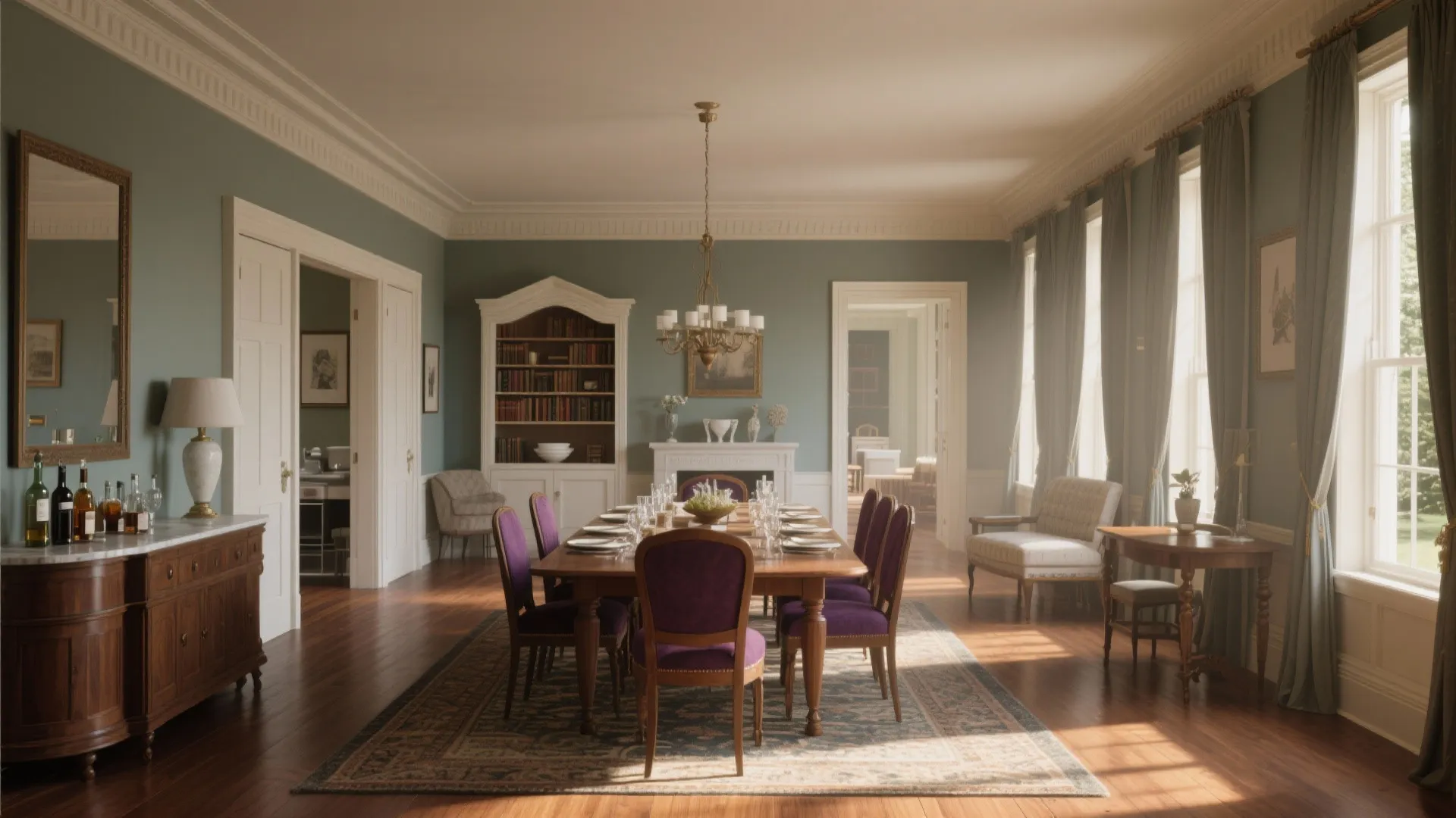 5. Zoning the long room: traffic, service, and small moments