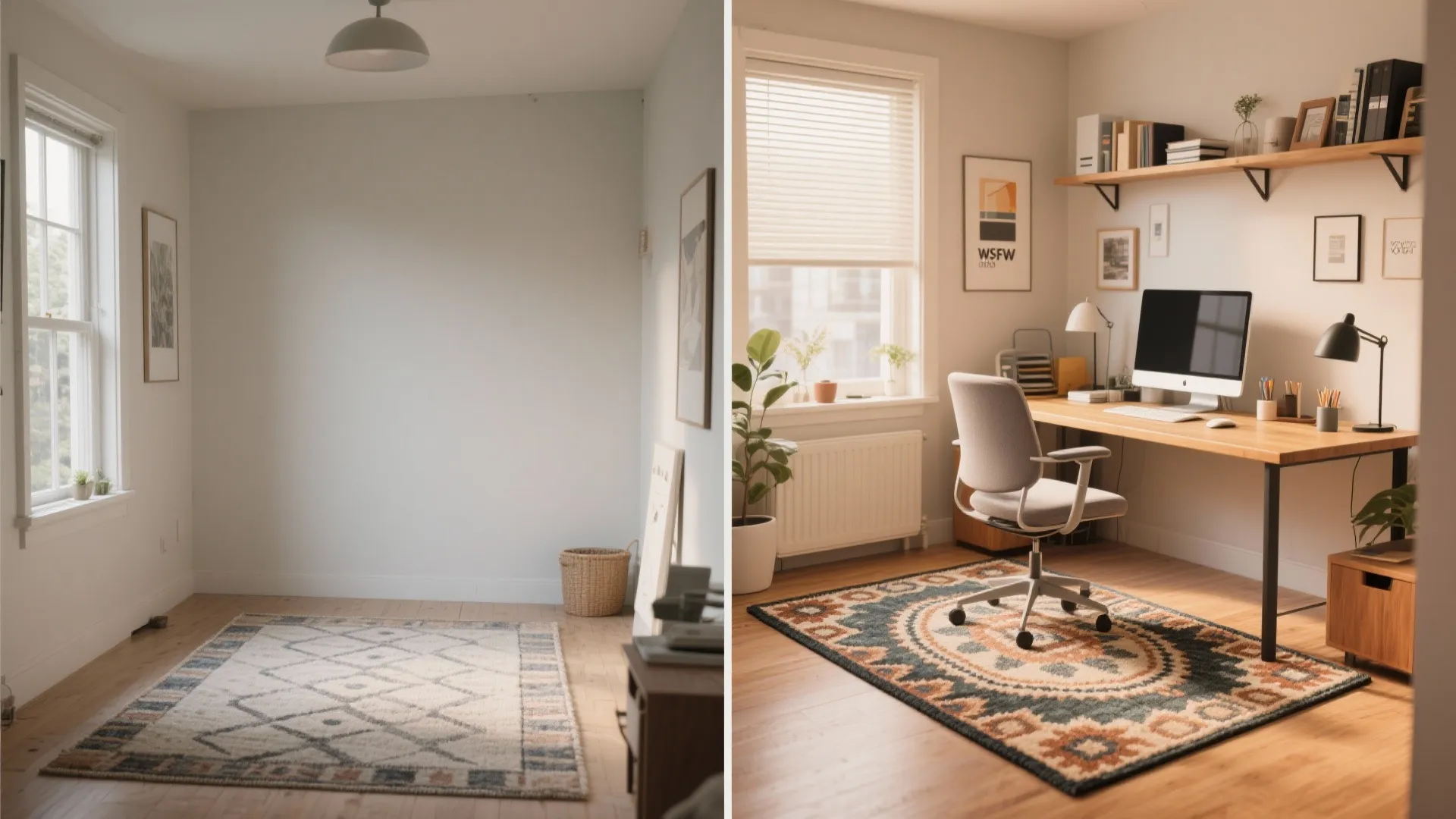 Idea 5: Experiment with zoning rugs