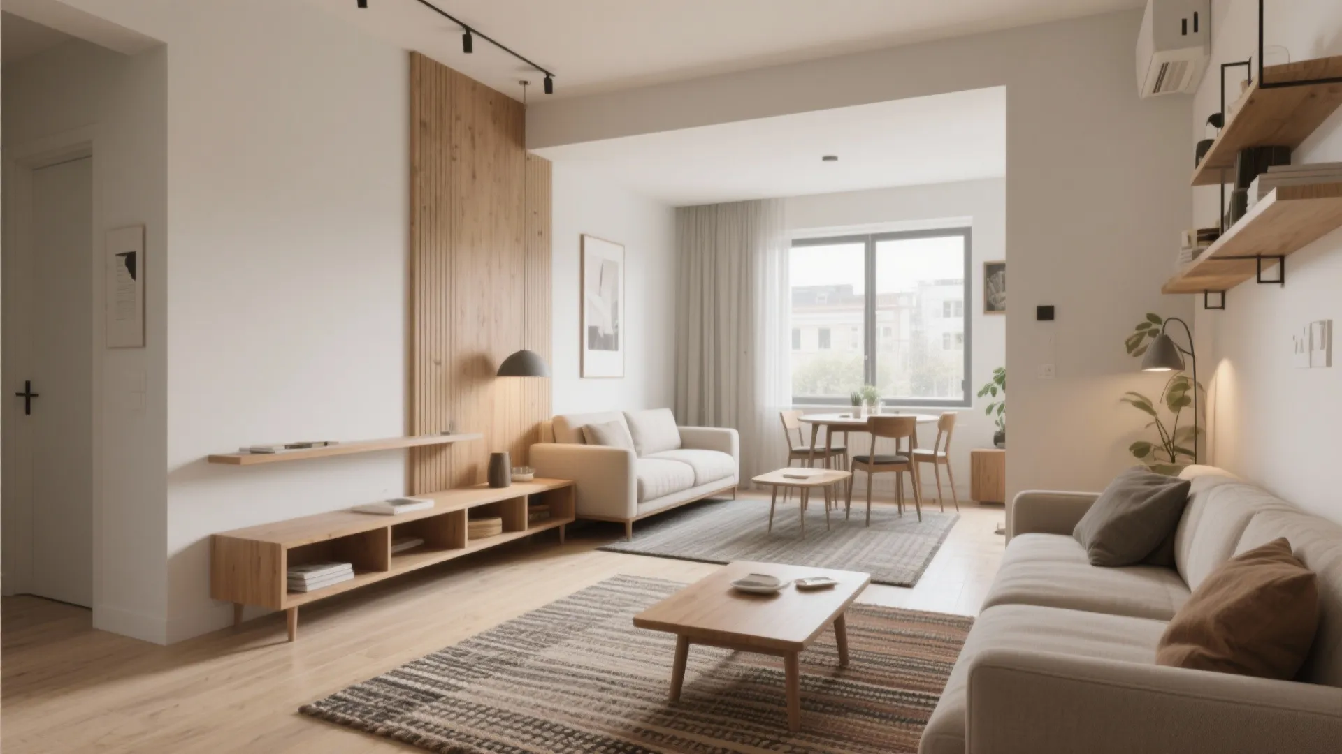 3. Zoning with furniture and rugs