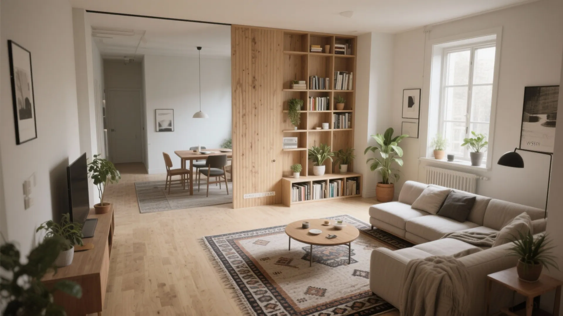 Zoning with Rugs and Furniture