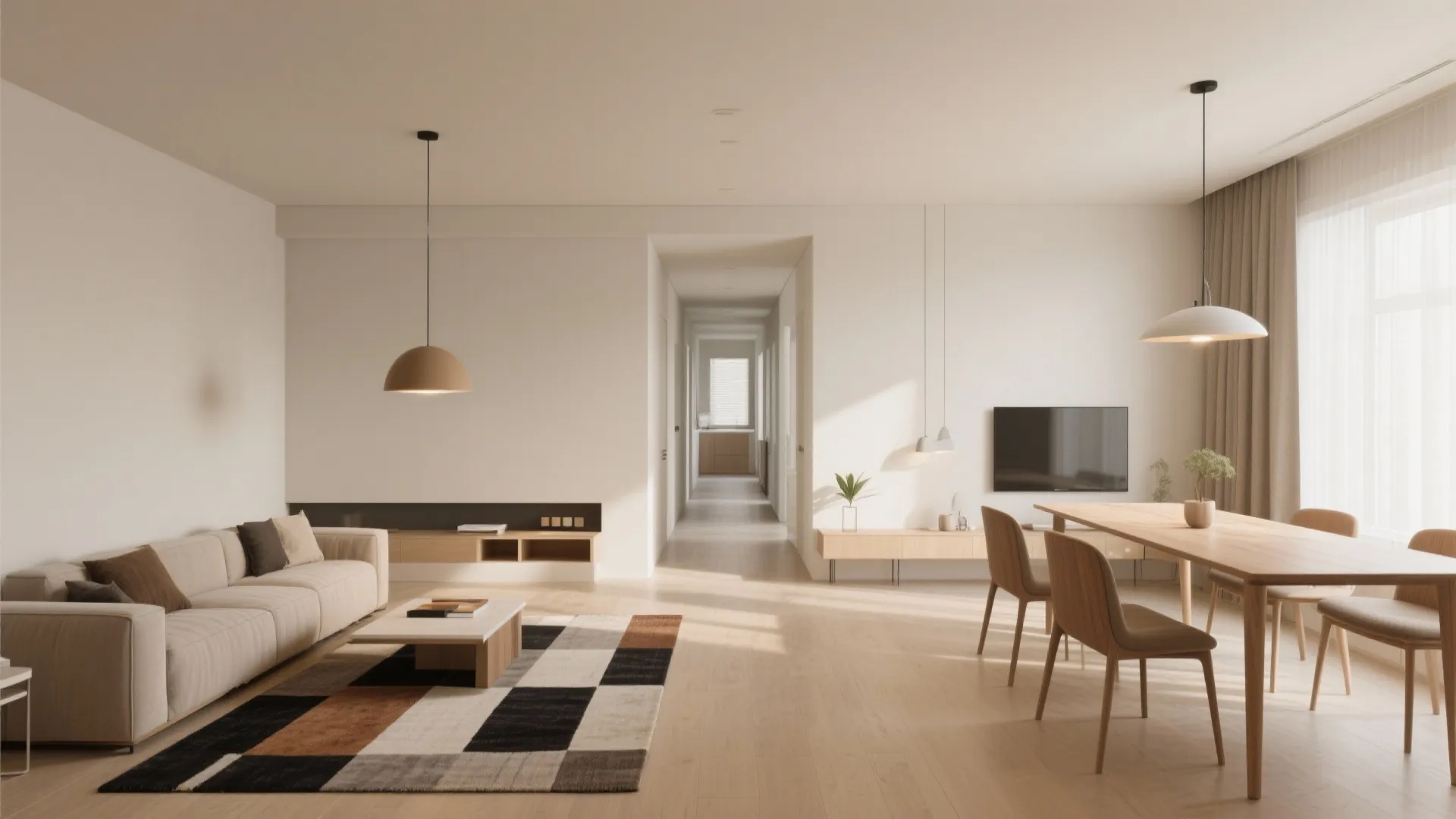 2. Zone with Rugs and Lighting