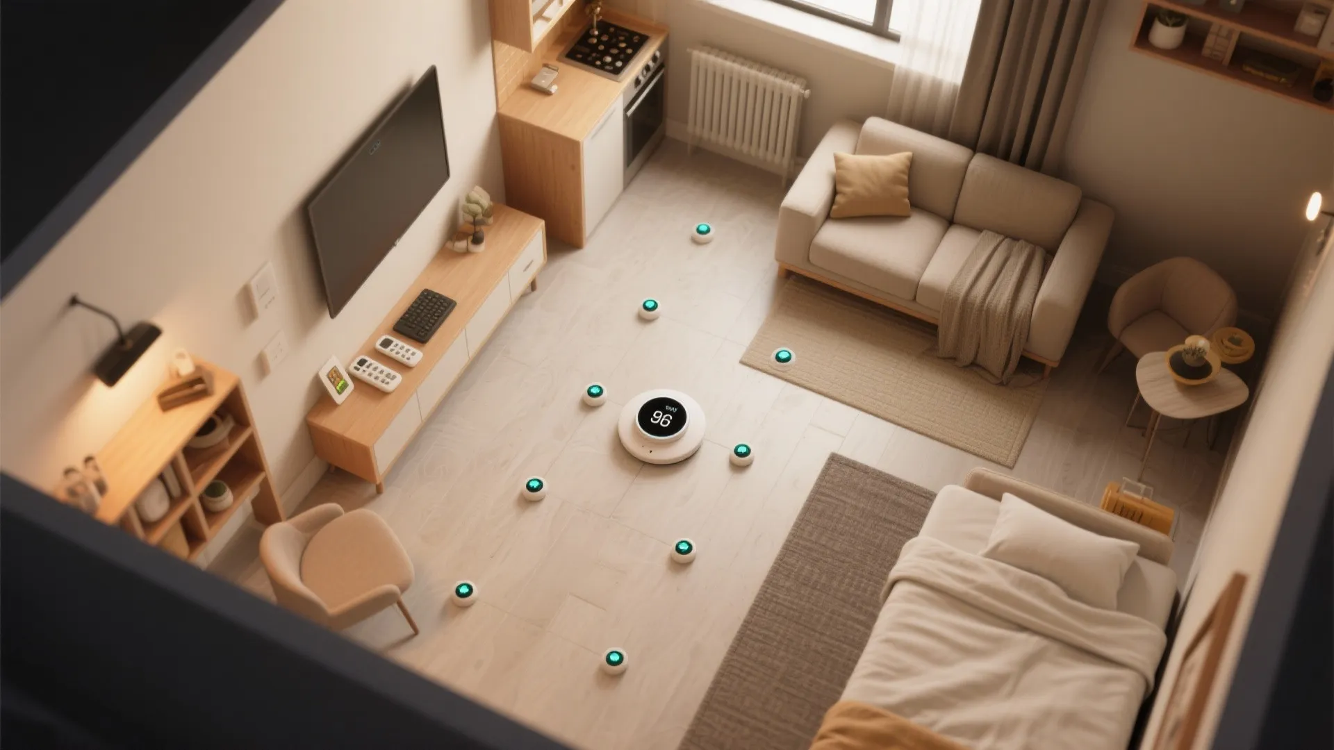 3. Use zoning and localized sensors for tricky corners