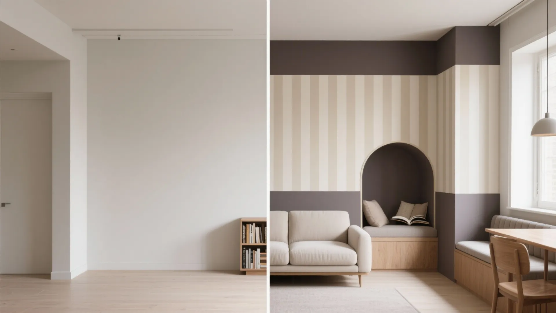 Idea 4: Colour zoning for small spaces