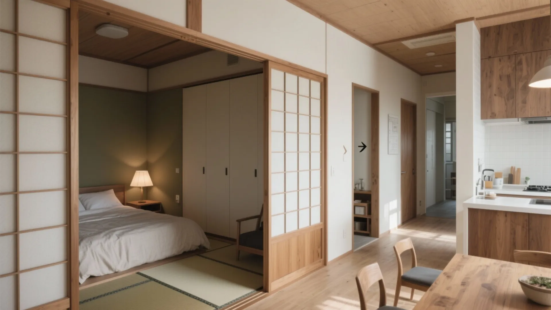 ヒント1：部屋を“役割”で束ねる東京公寓设计—生活シーンでゾーニング