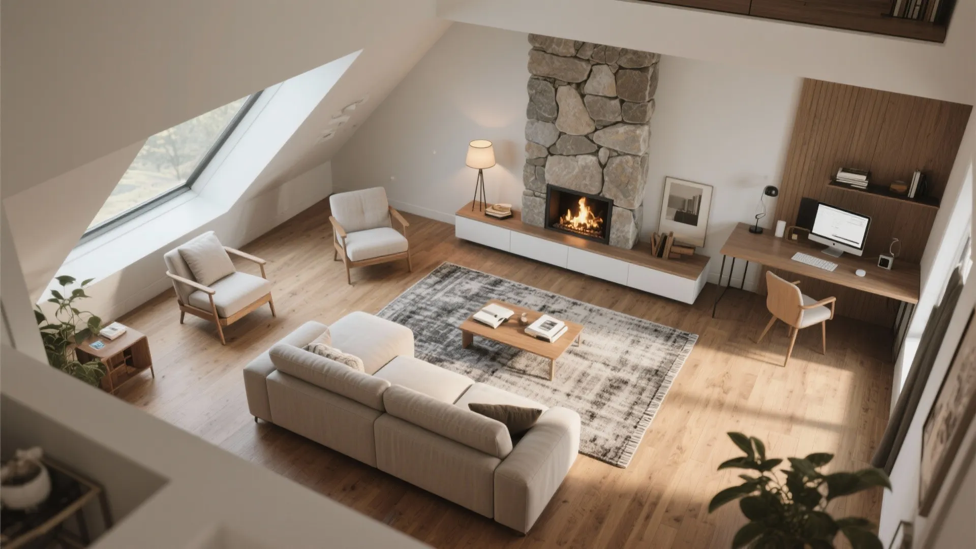 Zoning An Open-Plan Living Room