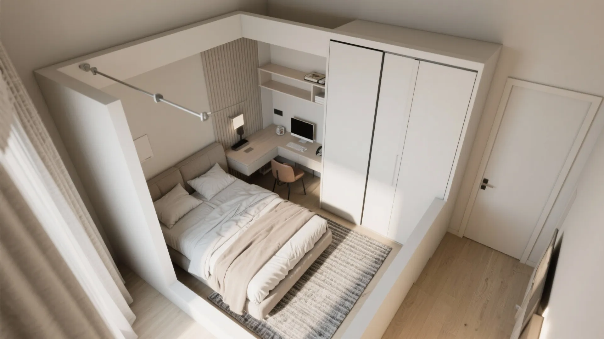 5) Zone smartly with lightweight dividers