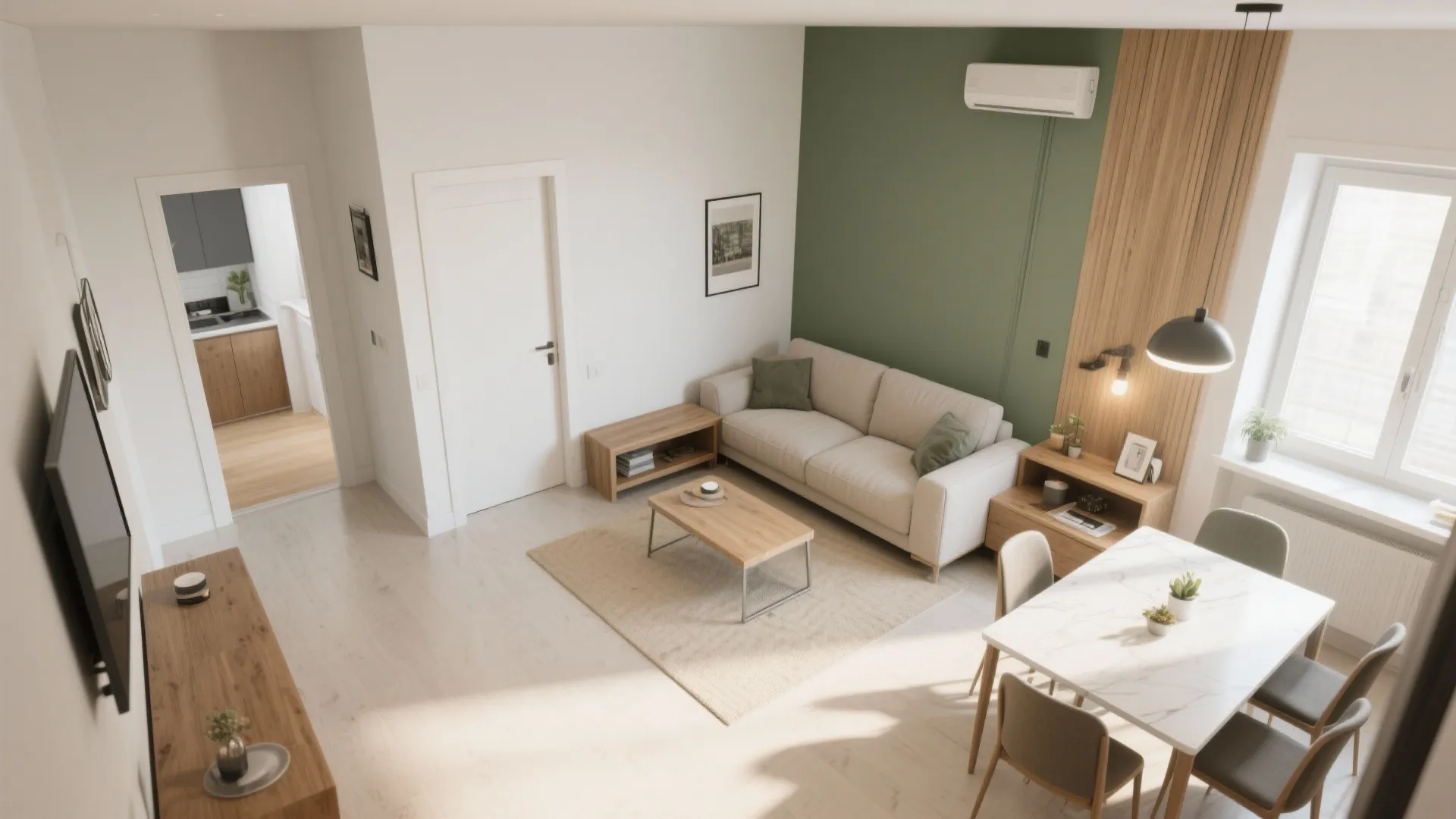 Idea 2: Color zoning to shape flow