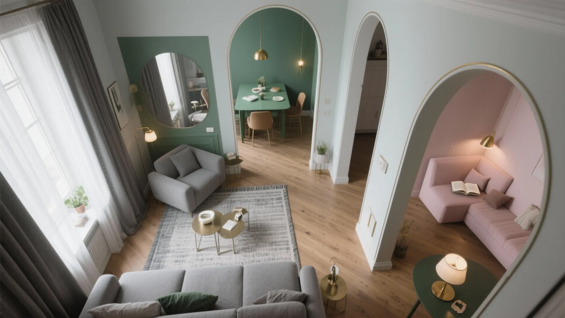 Colour Zoning to Define Areas