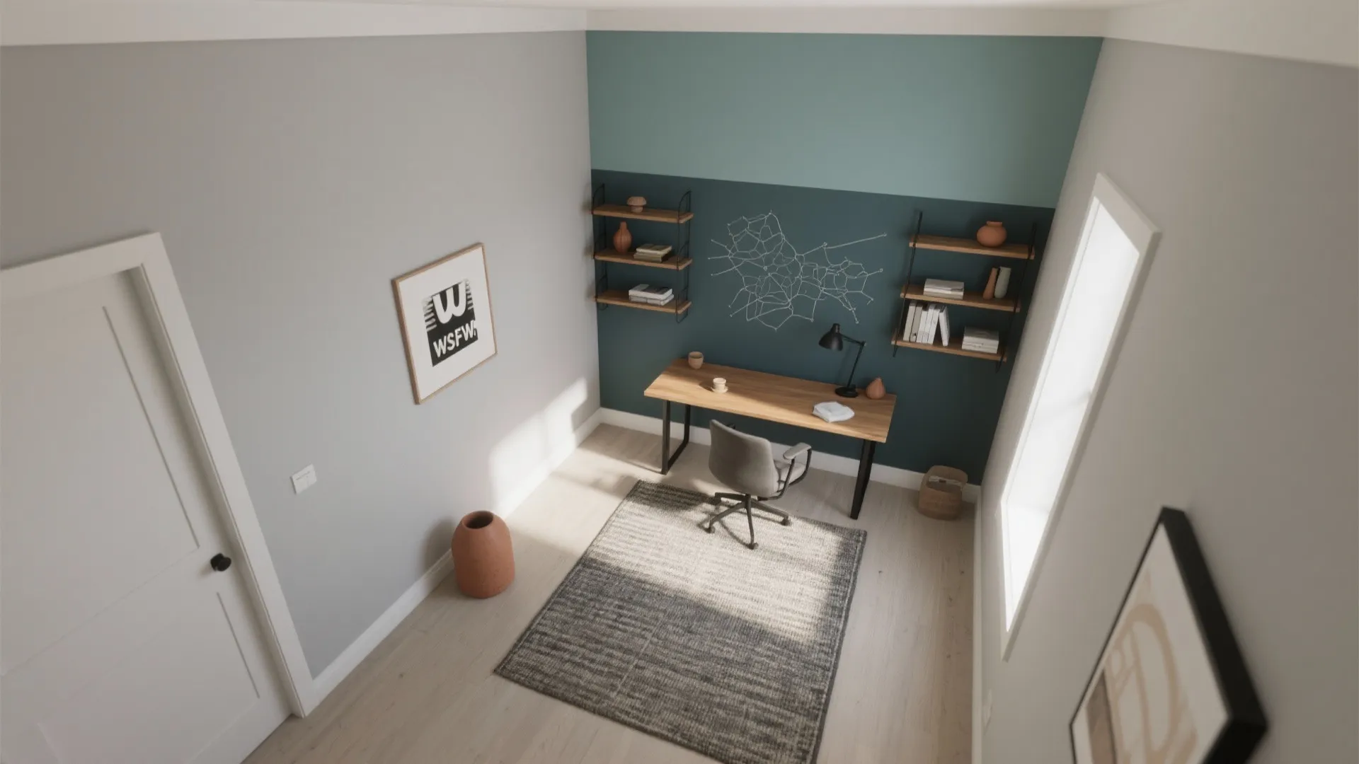 3) Color Zoning for Hybrid Workflows