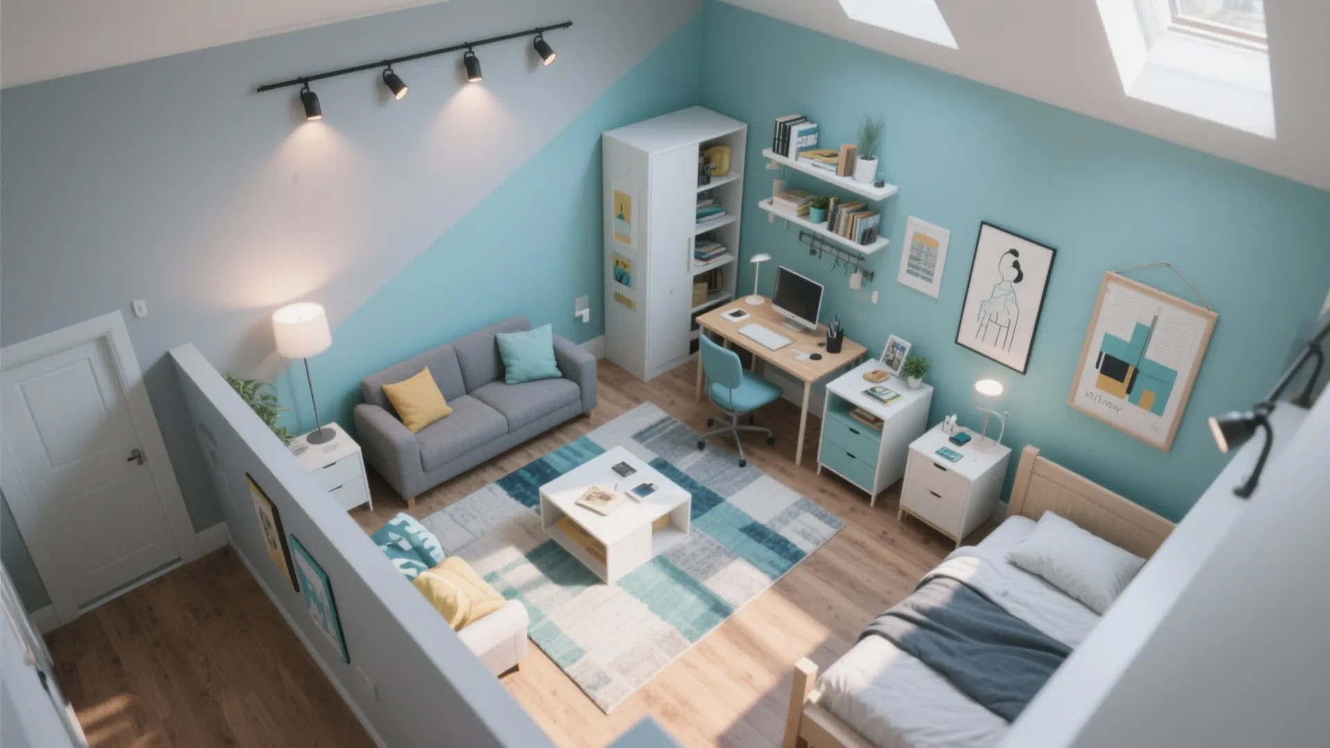 2. Zoning with Color and Light