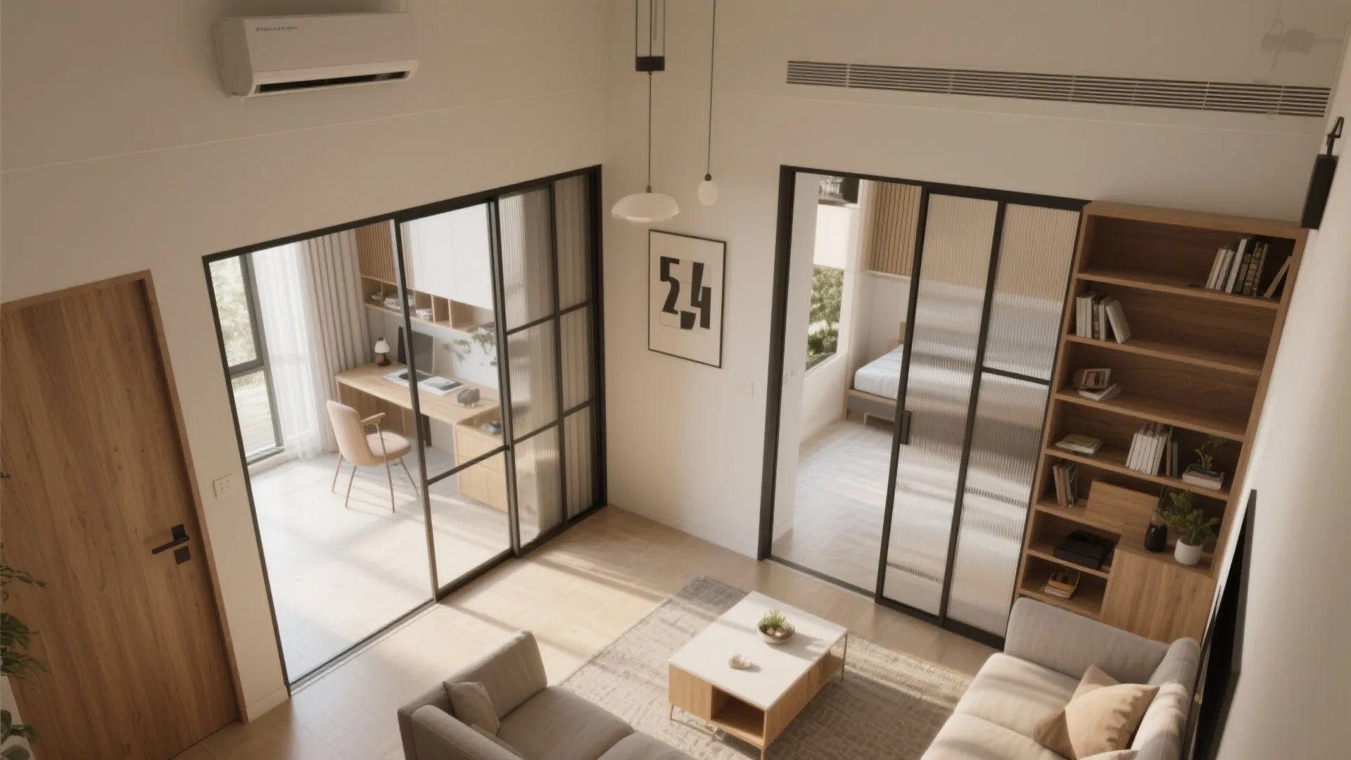 Sliding Doors and Flexible Zoning