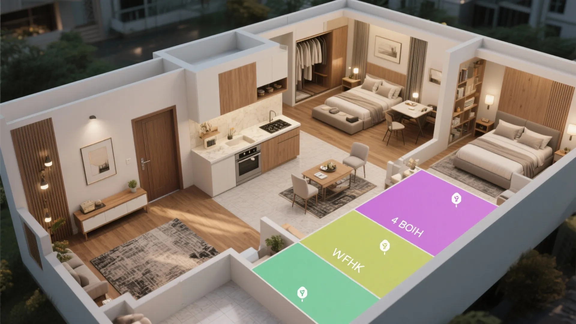 Zoned Luxury: Entry, Suite, Study, and Lighting Plans