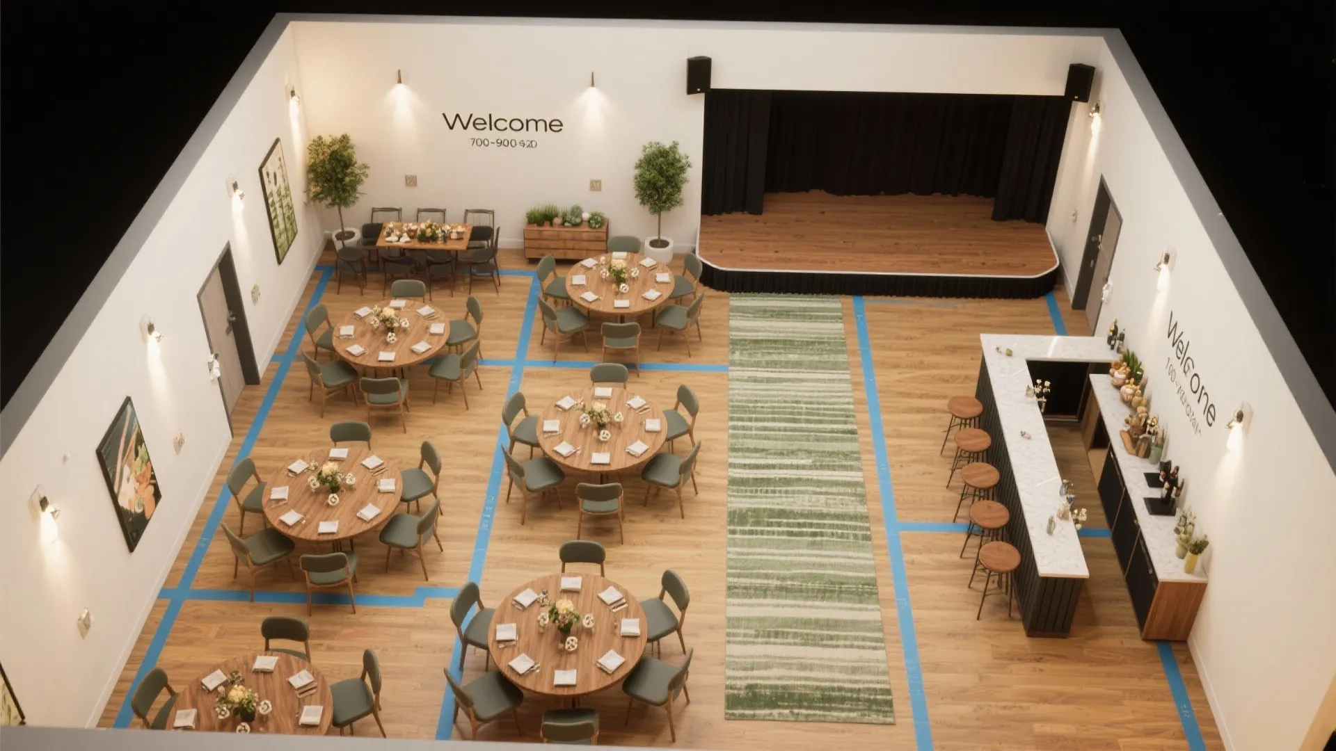 Flexible Zoning and Clear Circulation