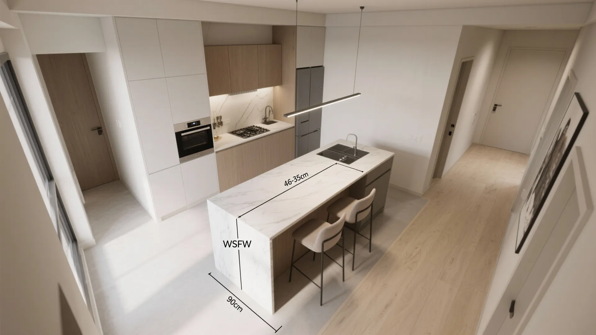 Zoning with a Peninsula or Slim Island