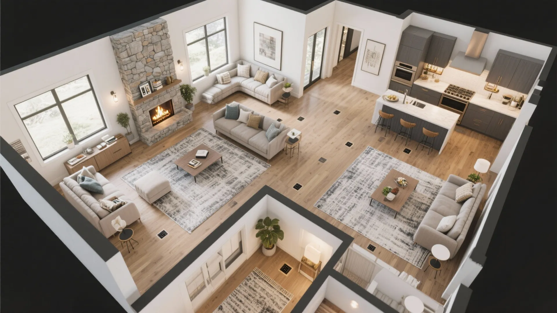 Layered Zones With Human-Scale Moments