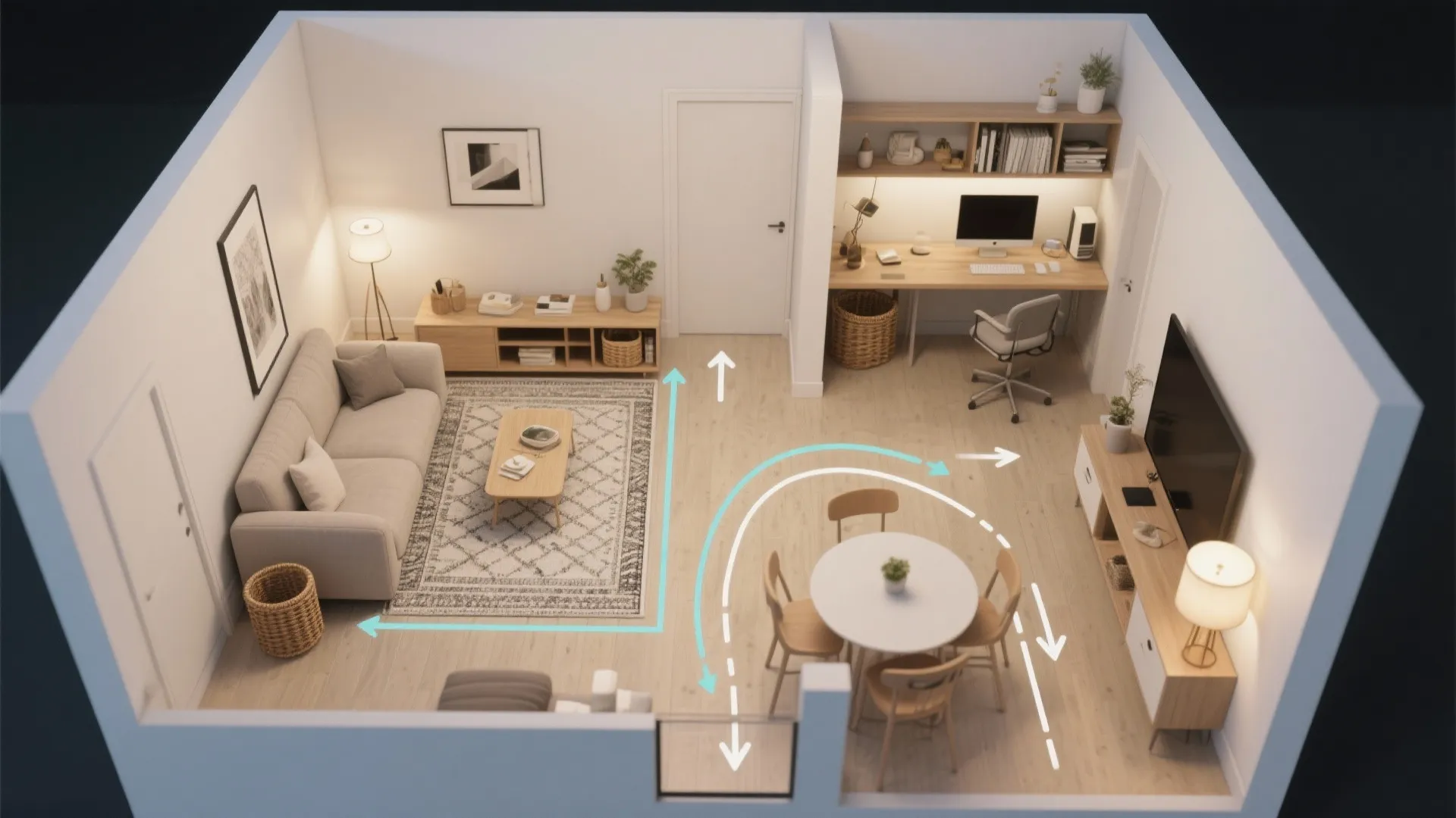 Minimal Declutter + Smart Zoning