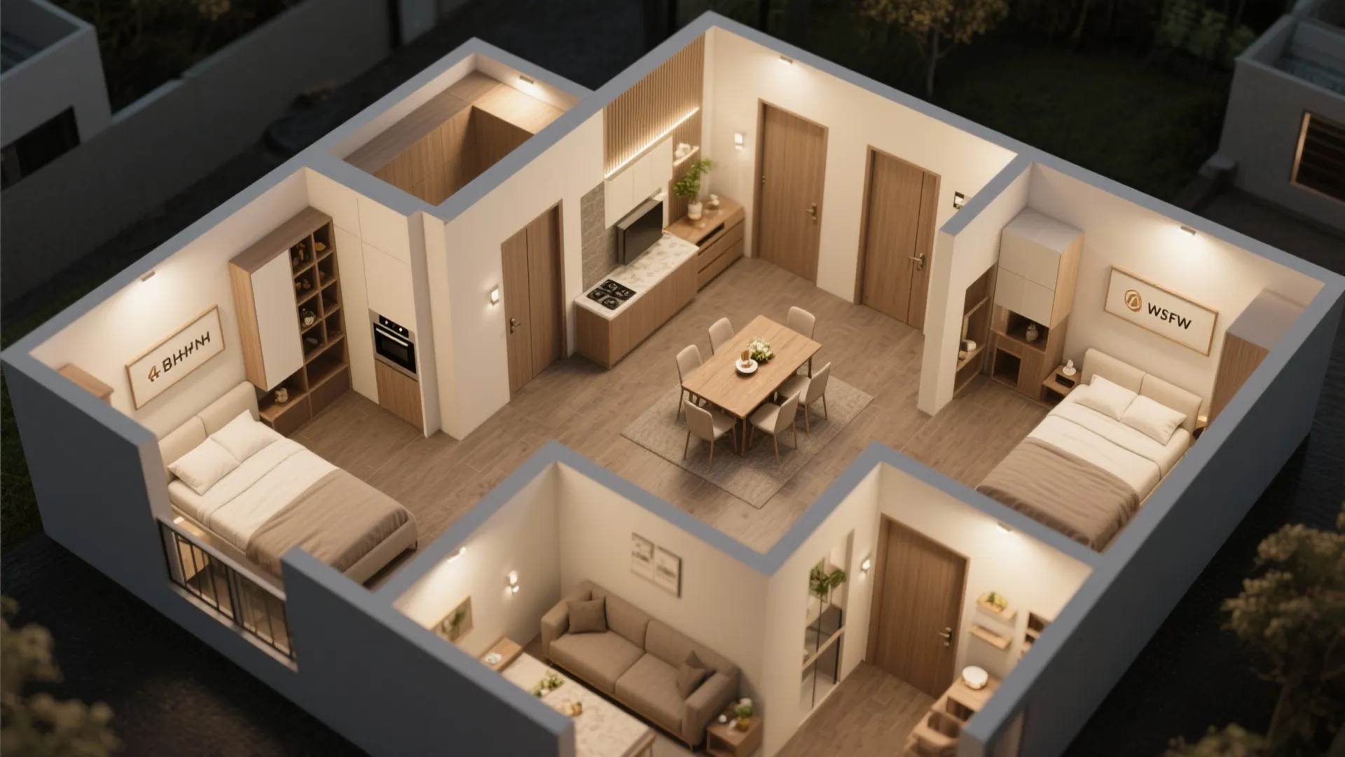 Smart Zoning: Quiet Bedrooms, Social Core