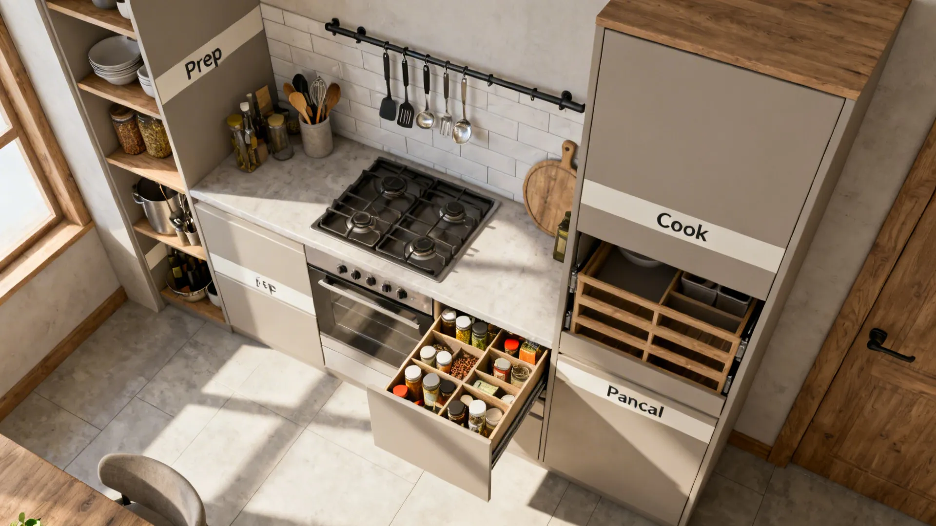 Vertical Zones: From Counter to Ceiling