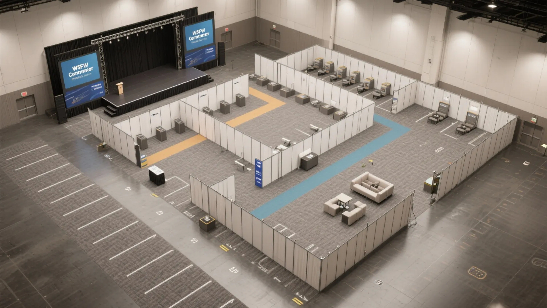 Flexible Zoning With Mobile Partitions