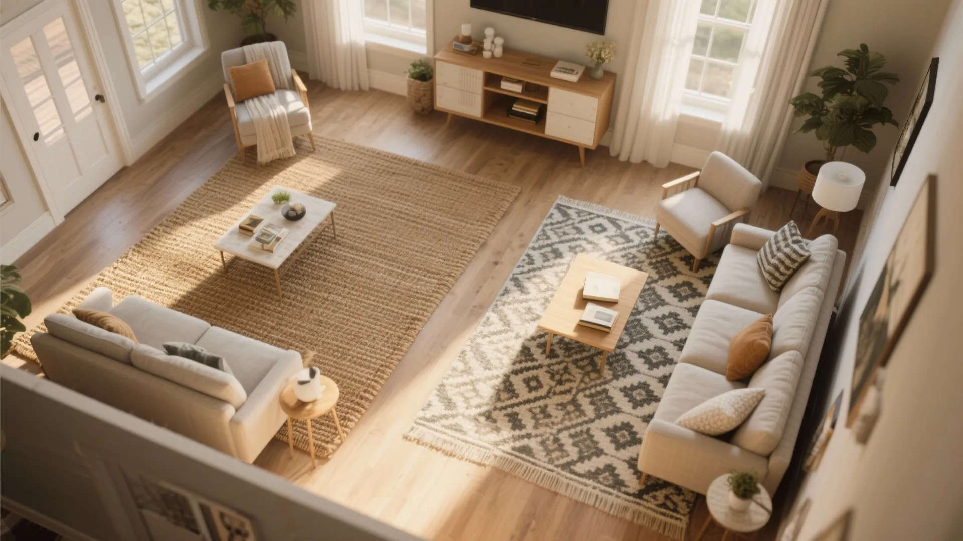 Tip 3: Zoning with Rugs