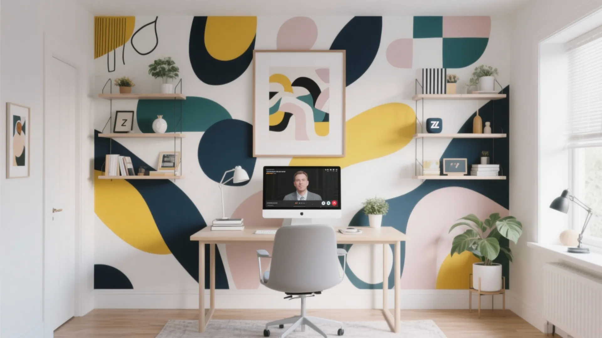 7. Statement Wall for Zoom Calls