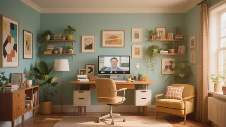 10 Creative Home Office Background Ideas