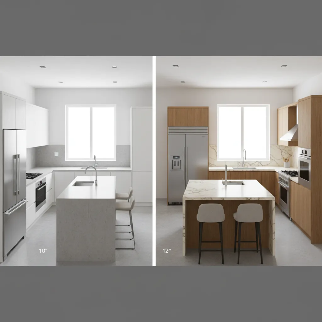 10 Foot vs 12 Foot Kitchen Layout Which Size Works Better